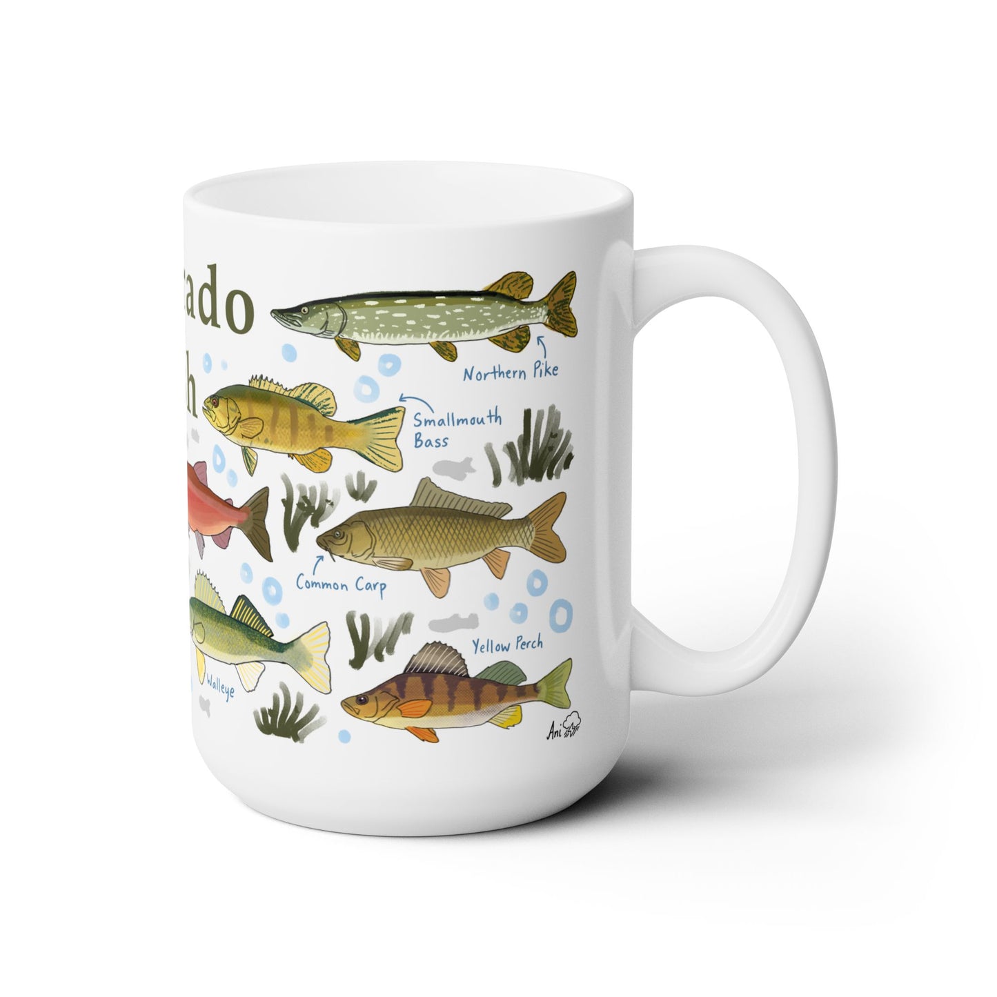 Colorado Fish - Ceramic Mug 15oz