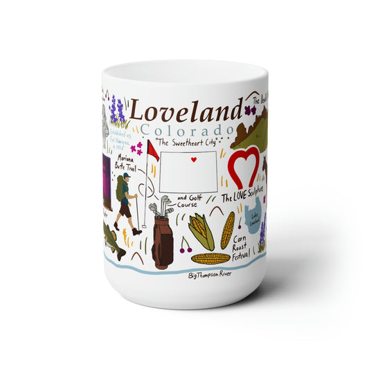 Loveland Colorado - Ceramic Mug 15oz