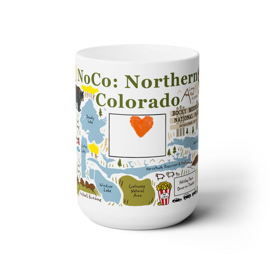 NoCo: Northern Colorado - Ceramic Mug 15oz