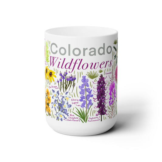 Colorado Wildflowers - Ceramic Mug 15oz