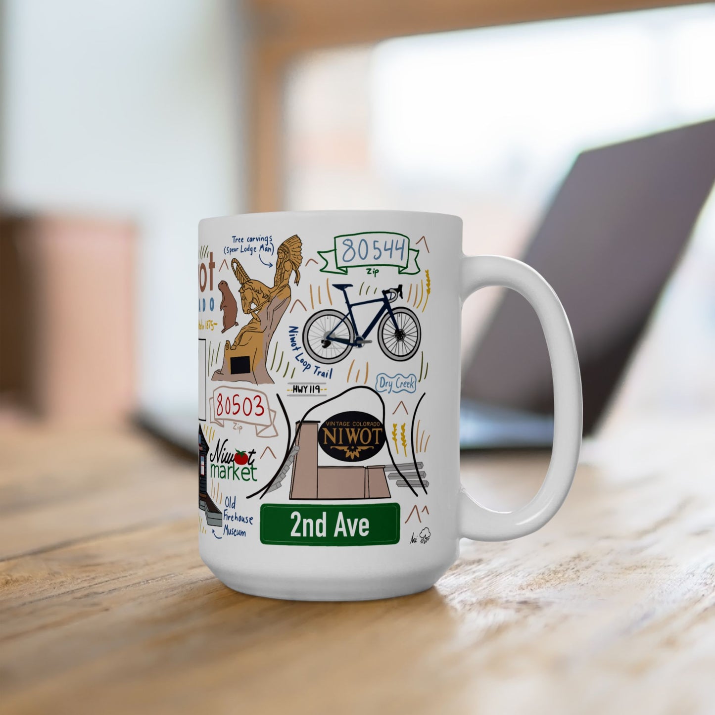 Niwot Colorado - Ceramic Mug 15oz