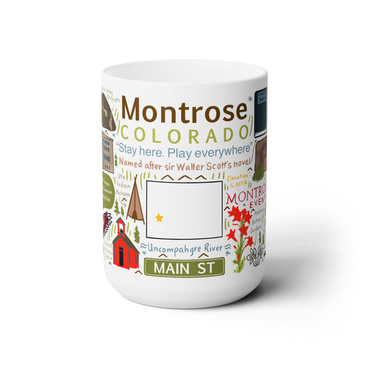 Montrose Colorado - Ceramic Mug 15oz