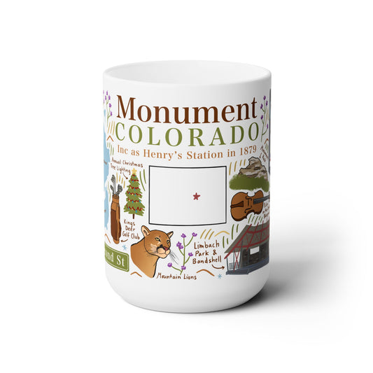 Monument Colorado - Ceramic Mug 15oz