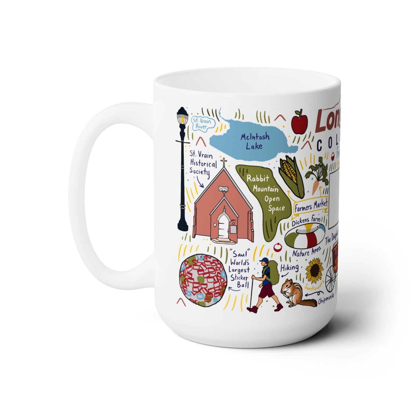 Longmont Colorado - Ceramic Mug 15oz