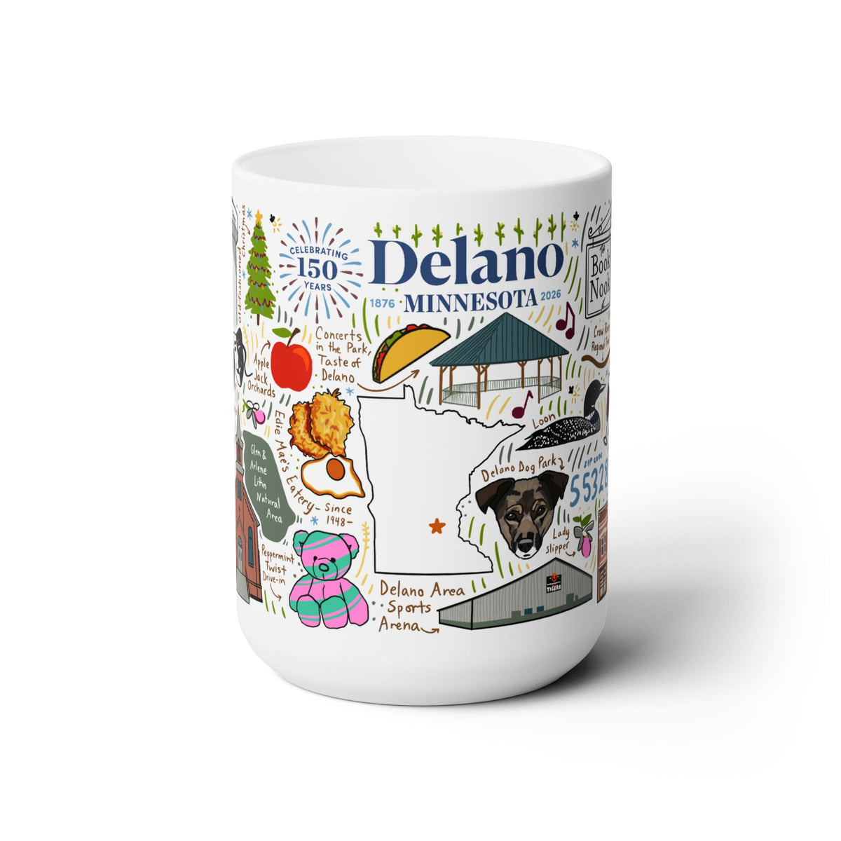 Delano Minnesota - Ceramic Mug 15oz