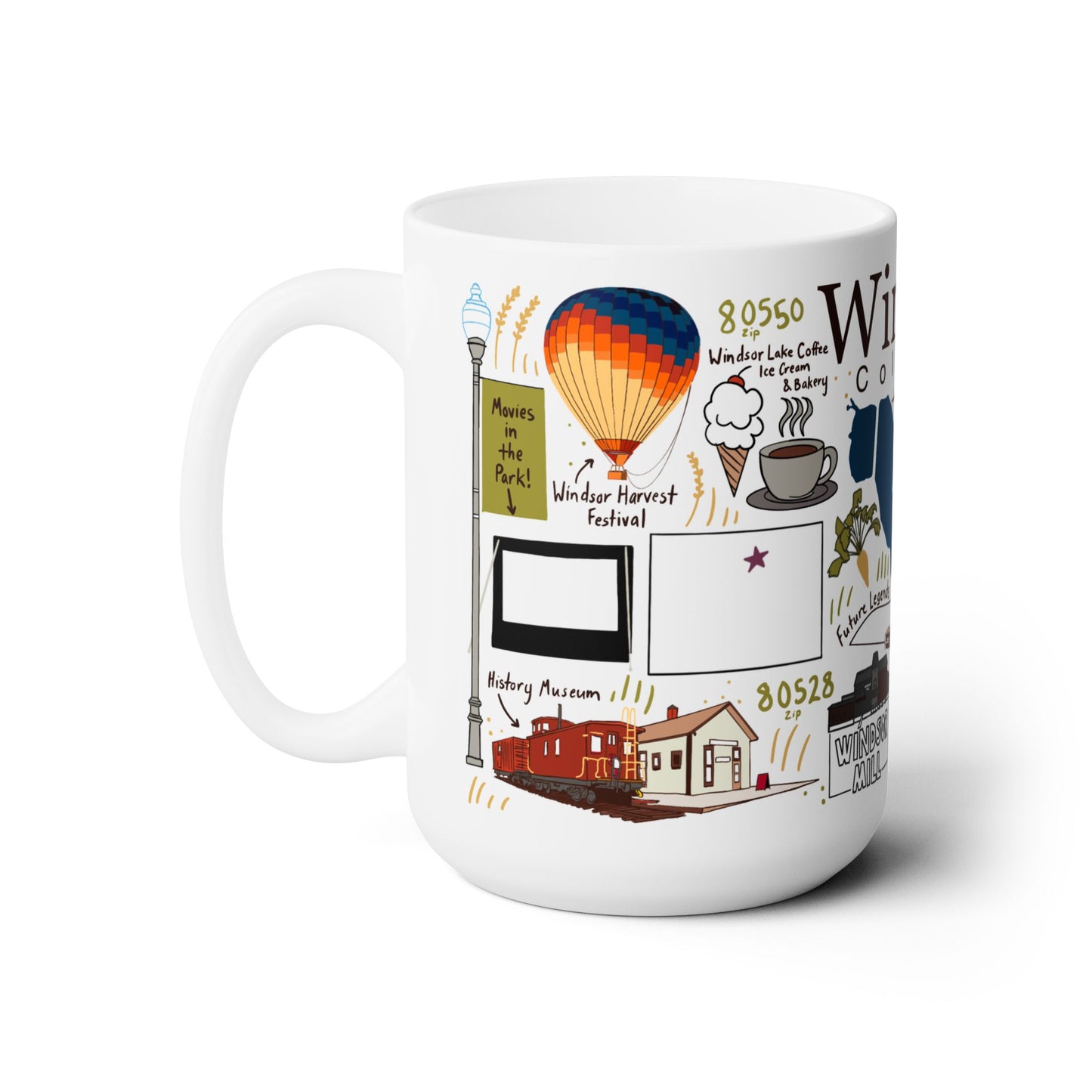 Windsor Colorado - Ceramic Mug 15oz