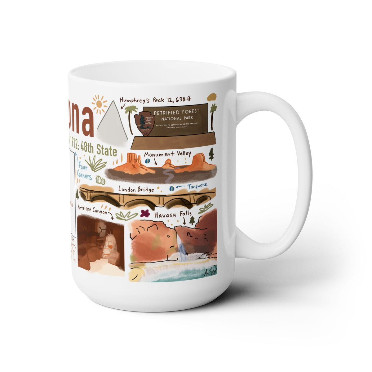 Arizona - Ceramic Mug 15oz