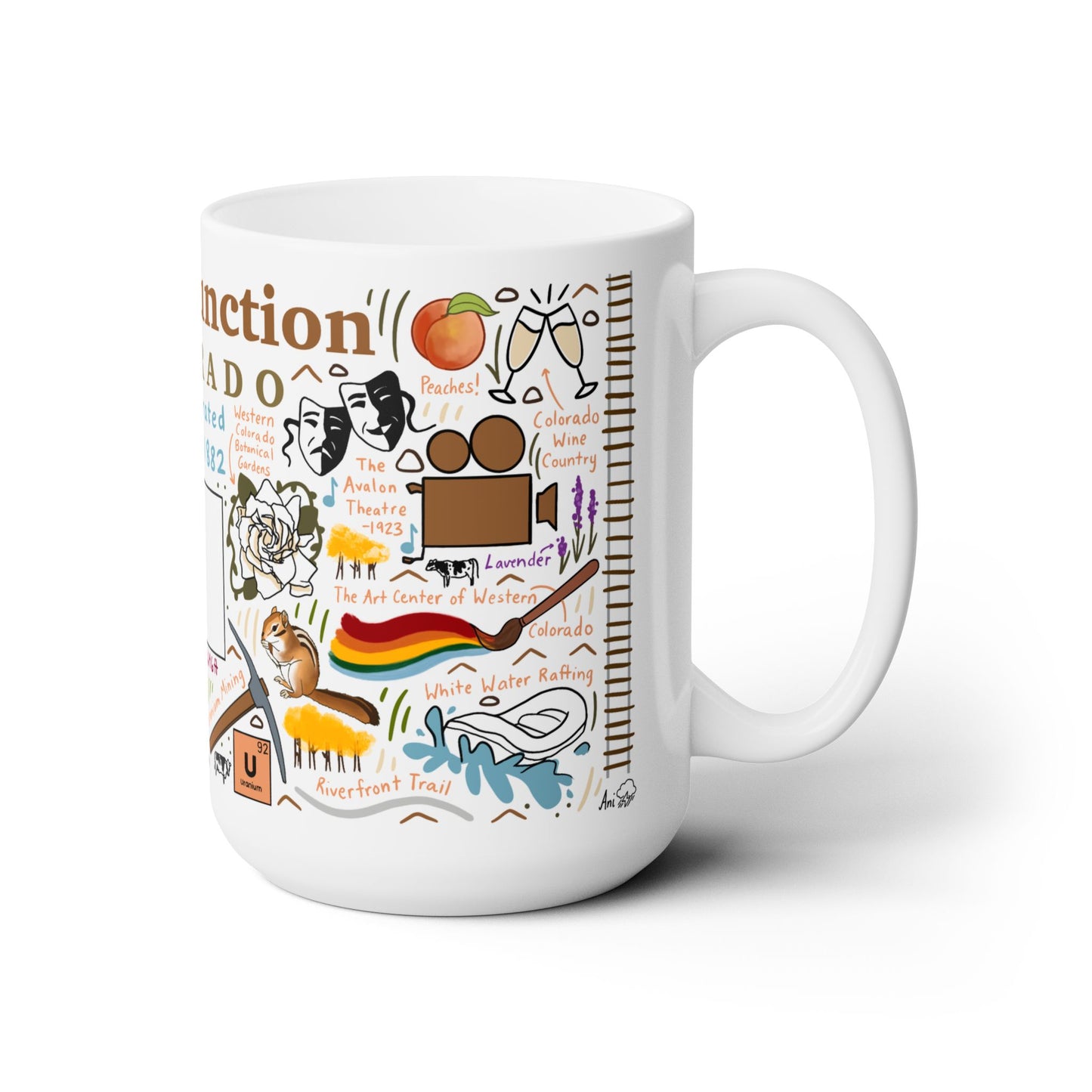 Grand Junction Colorado - Ceramic Mug 15oz