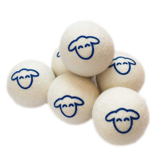 Premium Wool Dryer Balls - Pack of 6